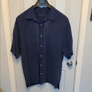 Tommy Bahama Dark Blue Button Down Shirt